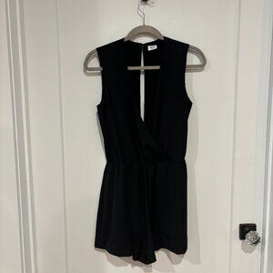 Renvy Black Romper w/ Pockets
